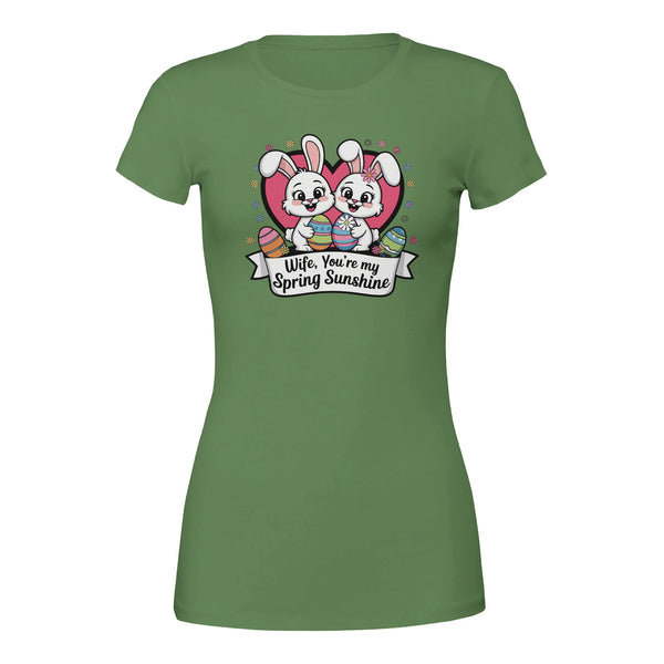Spring Sunshine Tee for Wife – Bella + Canvas - Leaf - T-Shirts