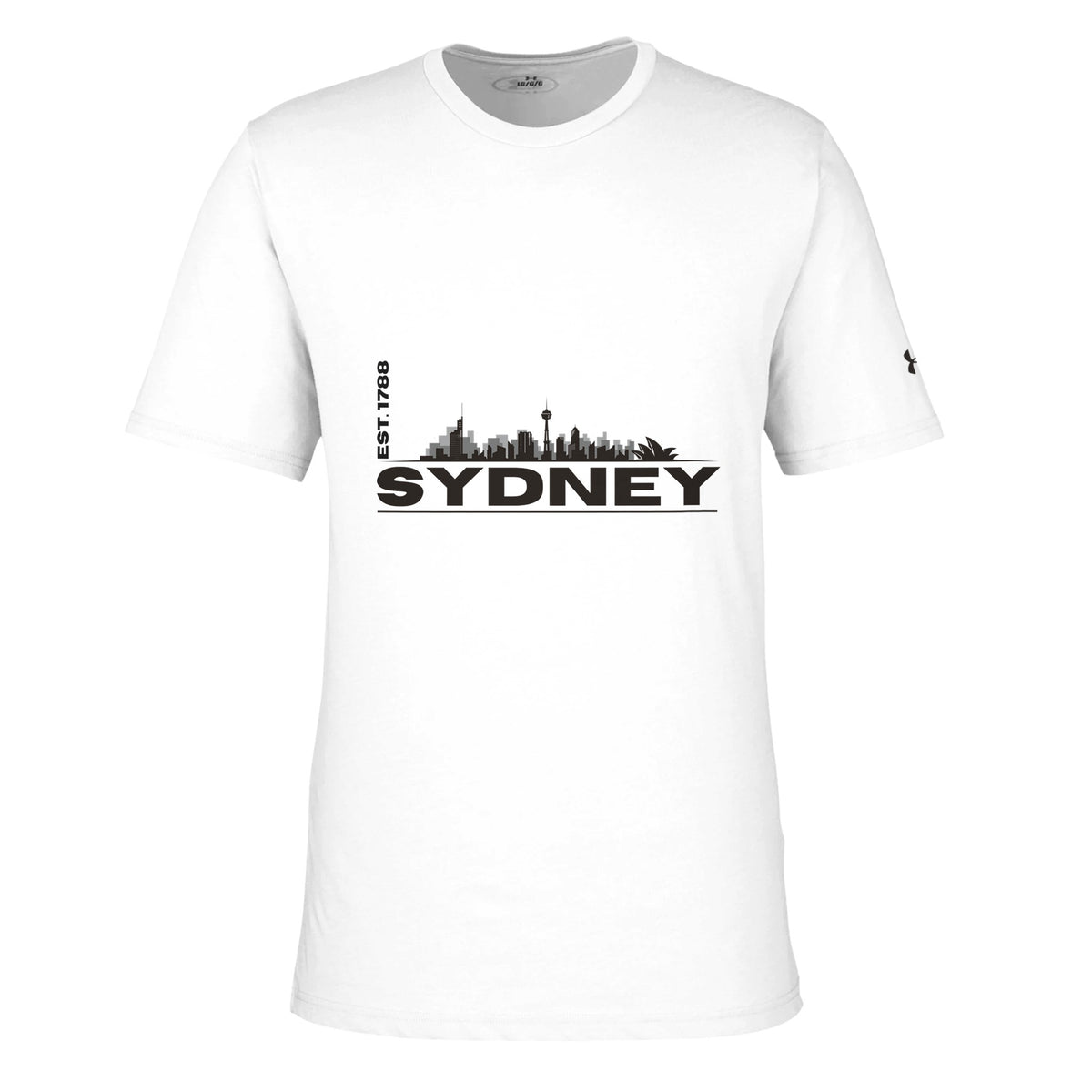 Sydney Skyline - Urban Elegance Tee - White black - T-Shirts