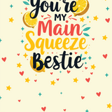 Main Squeeze Can Cooler for Bestie Gifting - - Can Cooler