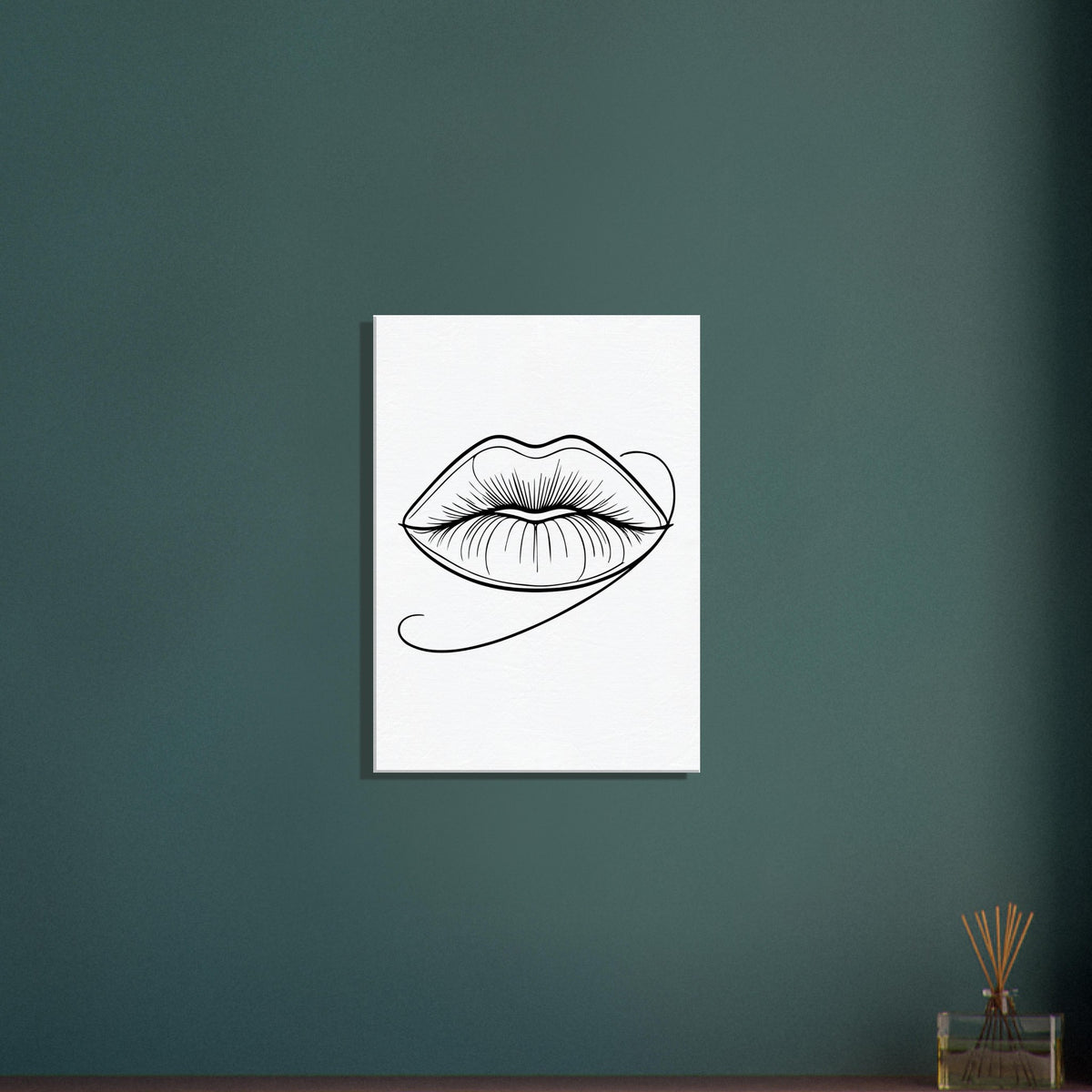 Immersive Lips Art- Canvas Print for Timeless Decor - 50x70 cm 20x28″ - Canvas Prints