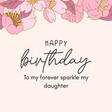 Birthday Gift Mug with Color Inside – For Loving Daughter - - Mugs