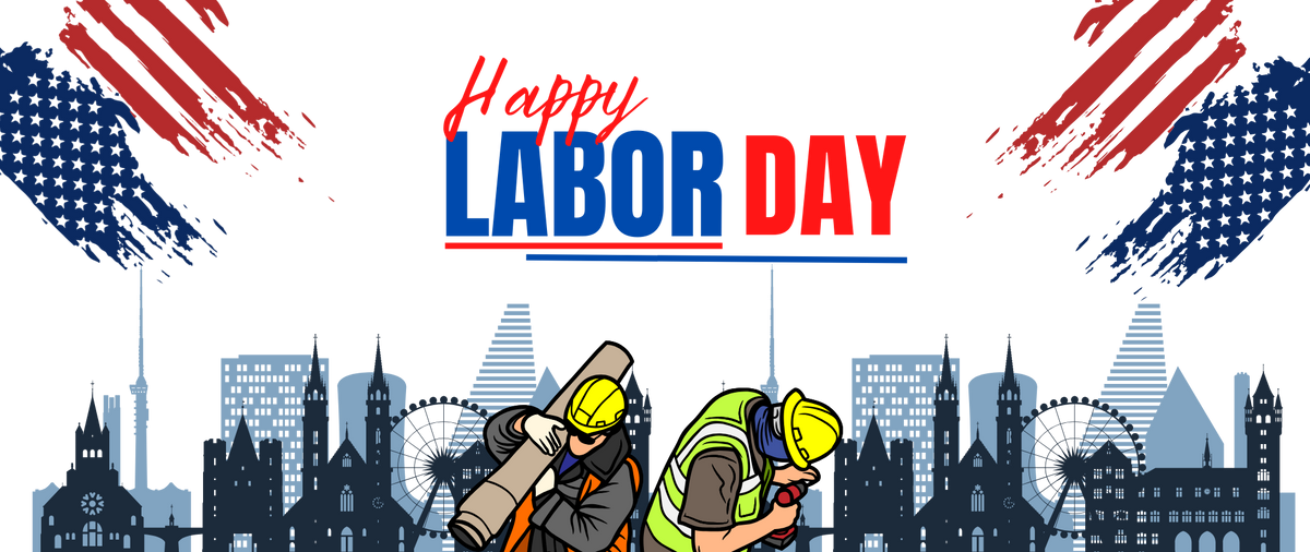 White Glossy Mug – Patriotic Labour Day Worker Tribute - - Mugs