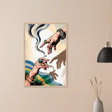 Smoke & Shadows – Framed Poster Gift - Wood frame - Wooden Framed Posters