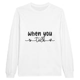 Whispers of Connection - The Power of Conversation - White - Sweatshirt