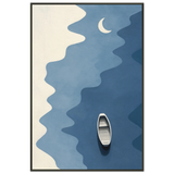 Silent Drift – Minimalist Metal Framed Poster Gift - - Metal Framed Posters