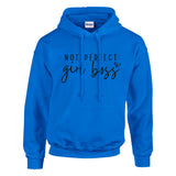 Own Your Imperfections - Not Perfect Hoodie - Royal - Hoodies