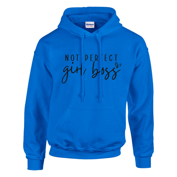 Own Your Imperfections - Not Perfect Hoodie - Royal - Hoodies