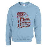 With Every Step - A Heartfelt Gift for Mom - Light Blue - Sweatshirts