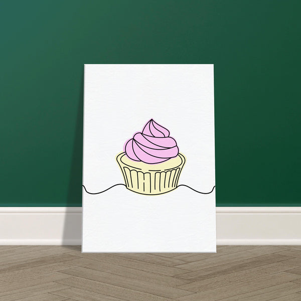 Cupcake Dreams - Soft Hues & Sweet Memories - 50x70 cm 20x28″ - Canvas Prints