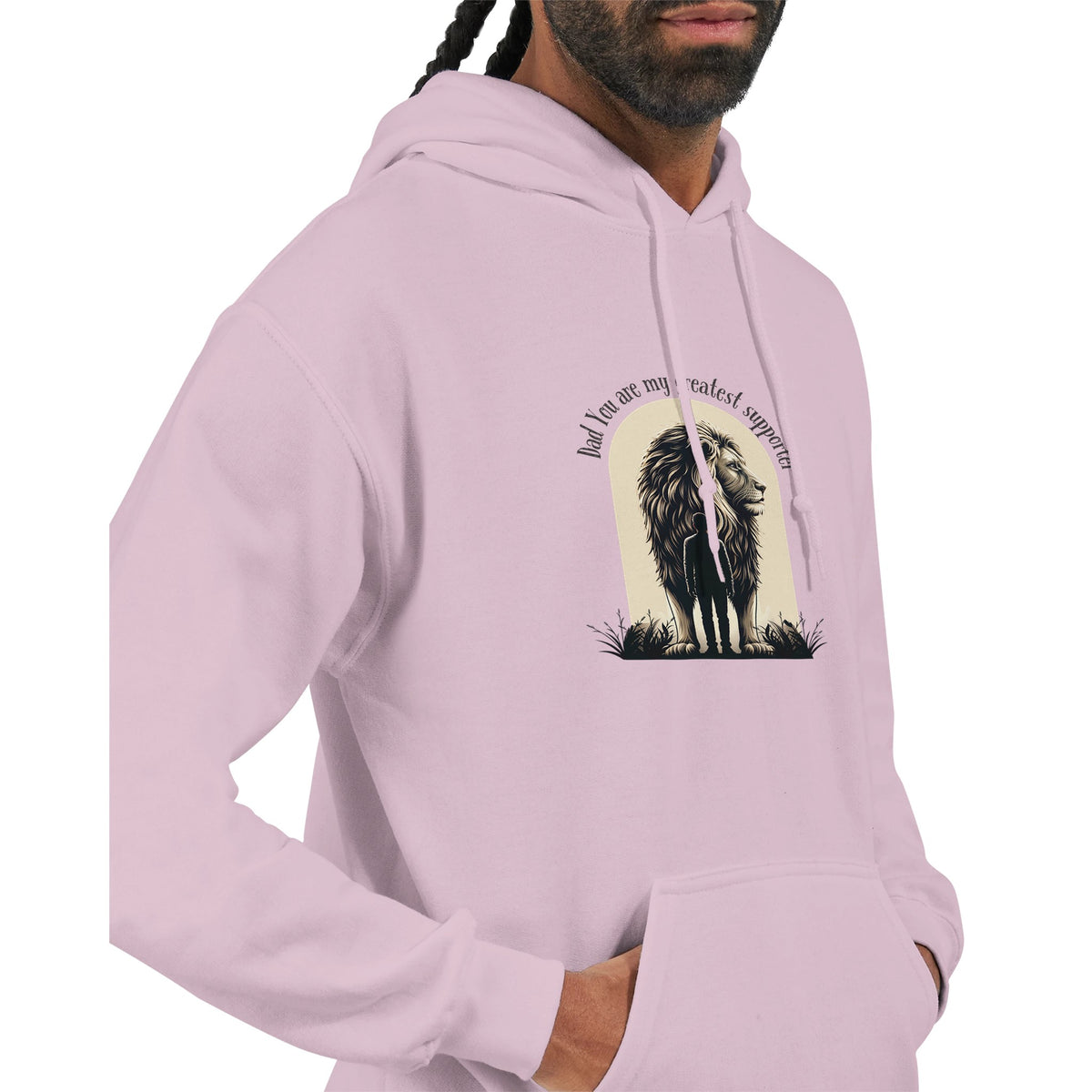 Serenity & Love - The Father-Child Connection - Light Pink - Hoodies