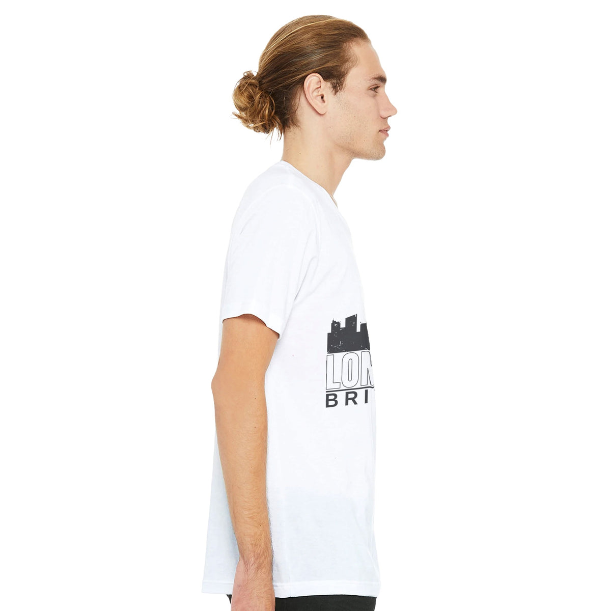 London in Monochrome Elegance - - Crewneck T-shirts