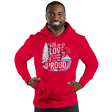 Stand Tall - Love Strong - Red - Hoodies