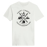 Campfire Bliss - Happy Camper Marshmallows - White - Crewneck T.shirts