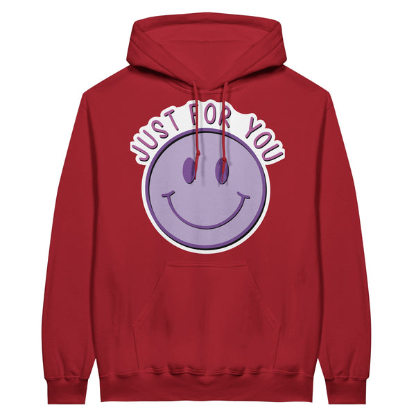 Embrace the Joy - Just for You - Unisex Pullover Hoodie - Cherry Red - Hoodies