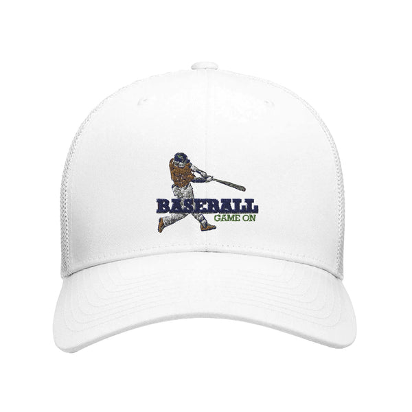 Play Ball in Style - Baseball Game On Cap - white white - Print Material