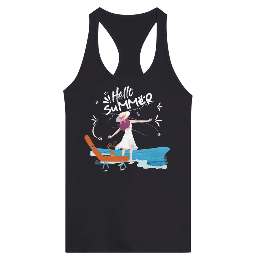 Gift the Summer Vibes – Tank Top - Black - Polo Shirts