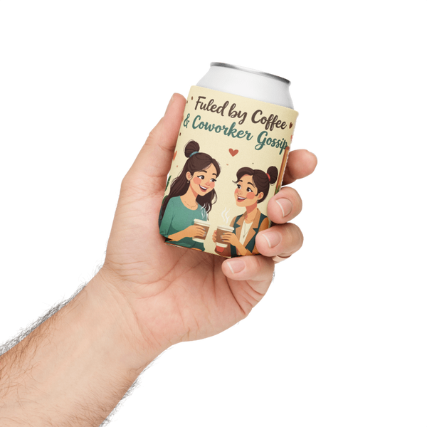 “Coffee & Coworkers” Can Cooler Gift - - Can Covers