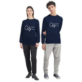 Emotional Resonance - Tears and Memories on Fabric - Navy - Sweatshirts