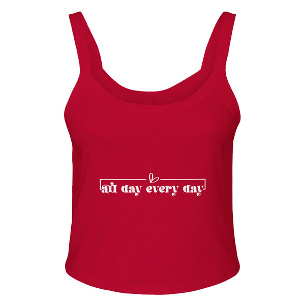 All Day Every Day - Your Go-To Essential - solid red blend - Tank Tops