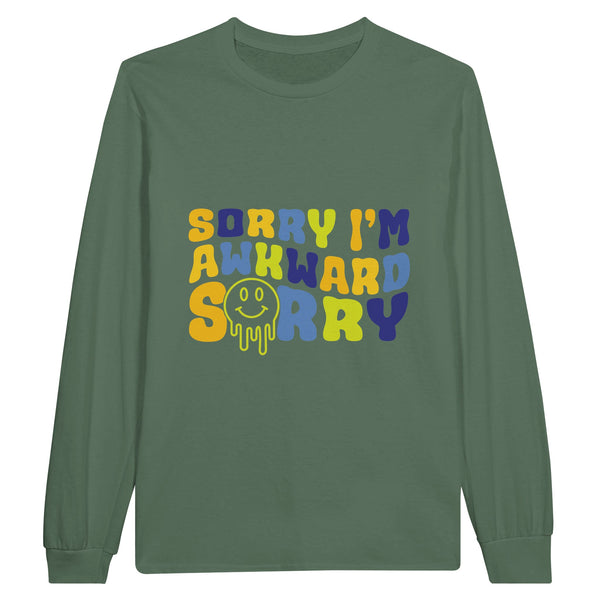 Awkward Charm - Flaunt Your Quirkiness in Style - - Long Sleeve T-shirts