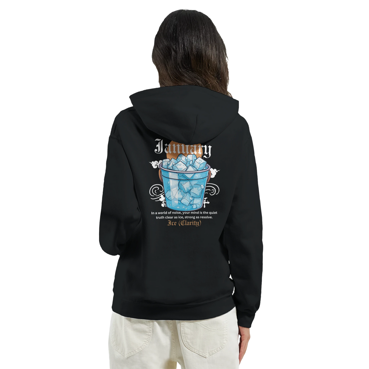 Gildan® Hoodie Gift for Every Month – Nature-Inspired Tribute - January - Hoodies