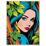 Elegant Forest Muse - Framed Art - 60x80 cm 24x32″ Wood frame - Wooden Framed Posters