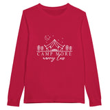 Outdoor Zen - Camp More, Worry Less - Red - Sweatshirt