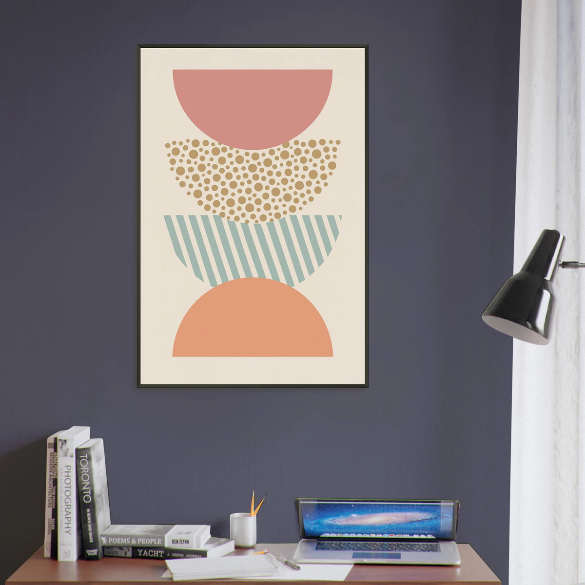 Gift Harmony – Boho Shapes Metal Framed Poster - Default Title - Metal Framed Posters