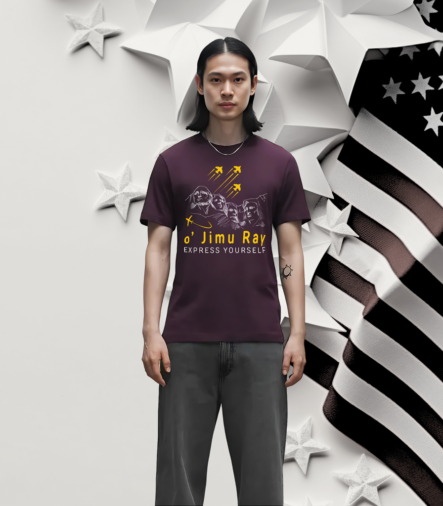 Monumental Flight - o' Jimu Ray 4th July Special - - T-shirts