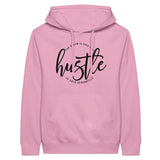 Hustle & Dreams Premium Unisex Pullover Hoodie - Light Pink - Hoodies