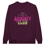 United in Struggle - Proud Member of the Anxiety Club - Maroon - Print Material