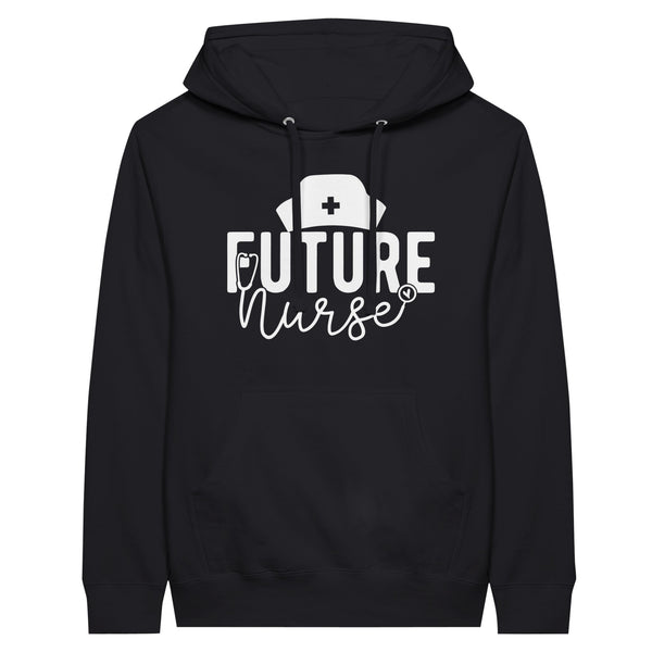 Future Nurse - Embrace Your Calling with Every Thread - Black - Hoodies