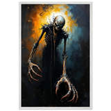 Nightmare Fuel – Wooden Wall Art for Horror Lovers - - Wooden Framed Posters