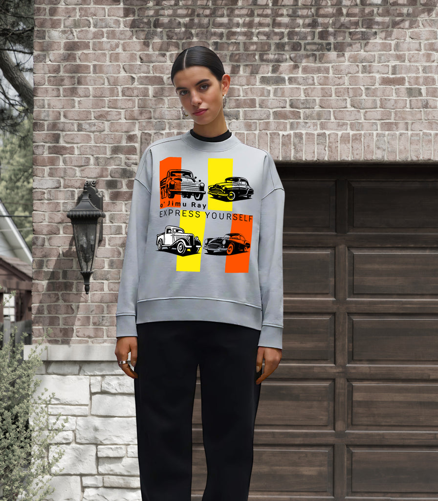 Retro Rides - Bold Sweatshirt - - Sweatshirts