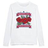 Forever Honored Tee – A Memorial Day Gift of Gratitude - White - Long Sleeves T-shirts