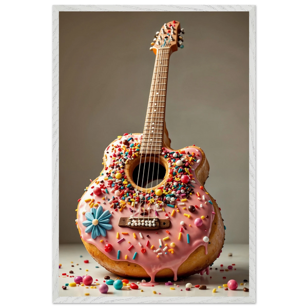 Sweet Strings – Wooden Framed Poster - - Wooden Framed Posters