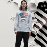 Patriotic Star - Cool Style o' Jimu Ray 4th July Special - - Long Sleeve T-shirts