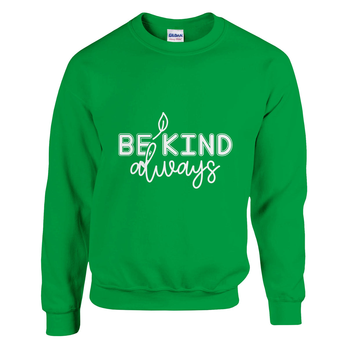 Kindness in Layers - A Cozy Reminder - Irish Green - sweatshirt