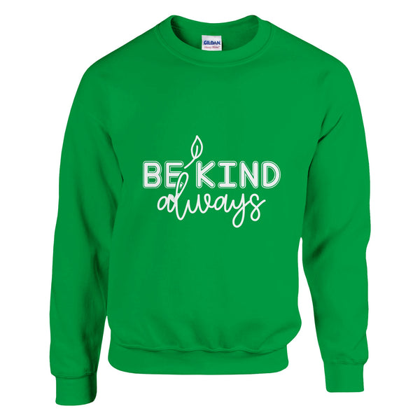 Kindness in Layers - A Cozy Reminder - Irish Green - sweatshirt