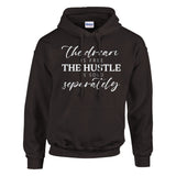 Dream Big, Hustle Hard - Unveil the Motivation - Dark Chocolate - Hoodies