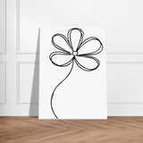 Modern Flora - Artistic Flower Canvas - 45x60 cm 18x24″ - Canvas Prints