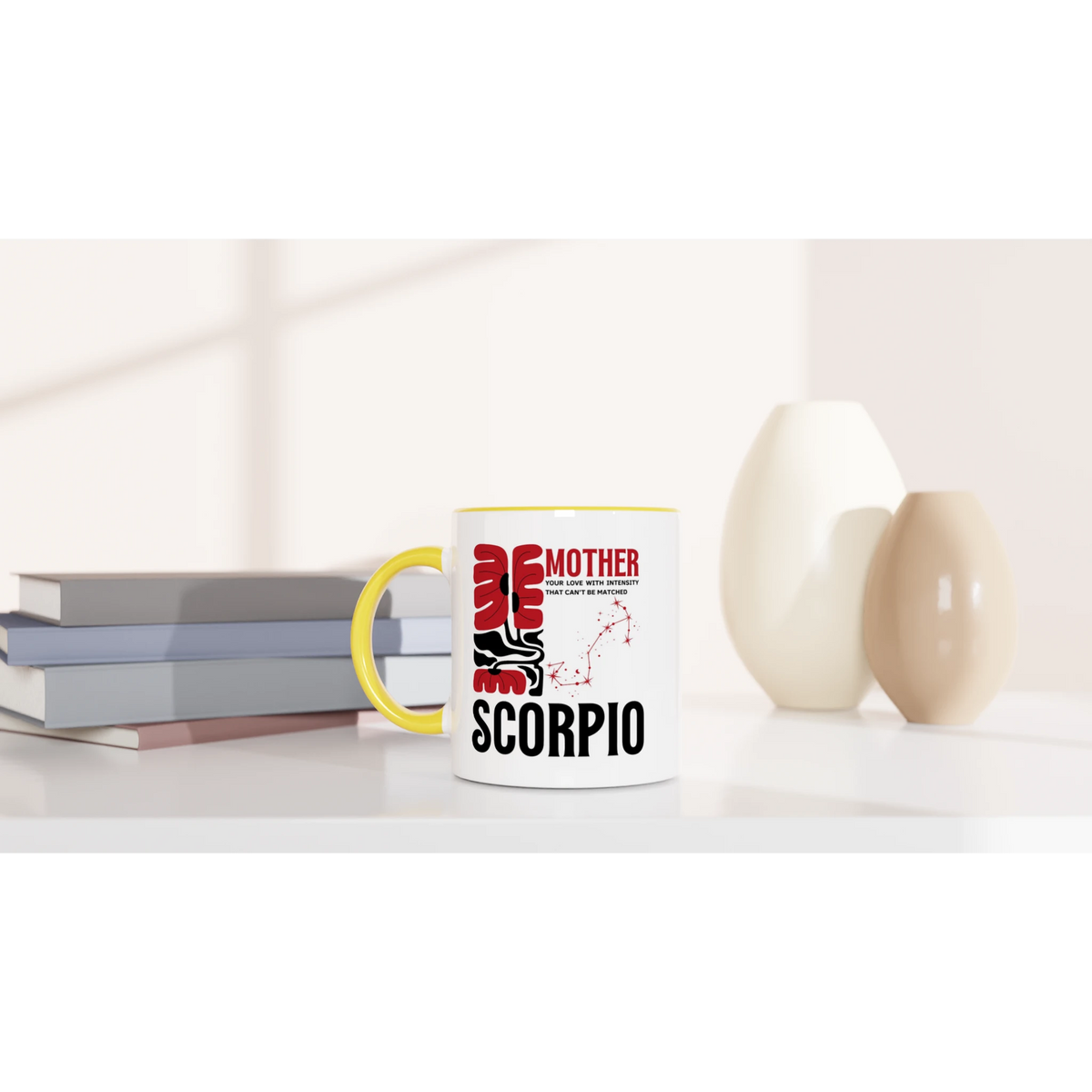 Zodiac Mug with Color – Gift for Coffee Lovers - Scorpio - Mugs