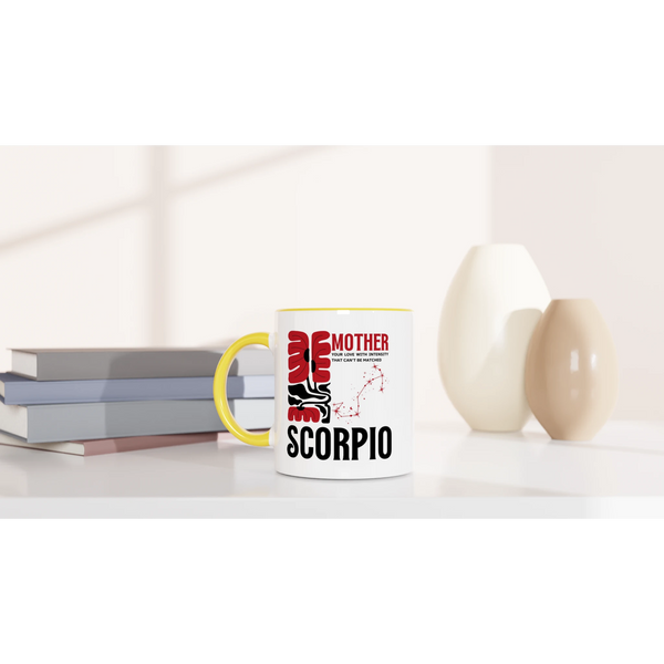 Zodiac Mug with Color – Gift for Coffee Lovers - Scorpio - Mugs