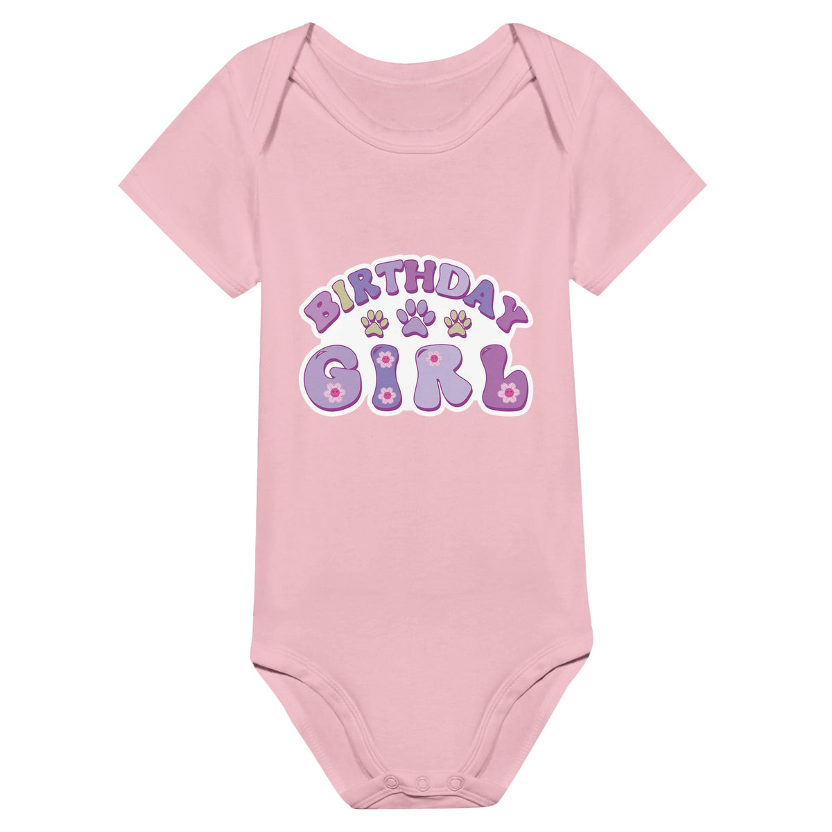 All Hail the Birthday Queen - Birthday Baby Bodysuit - Pink - Baby Jersey Short Sleeve Tee