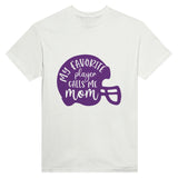 Proud Mom - 'Favorite Player' Tee - White - Print Material