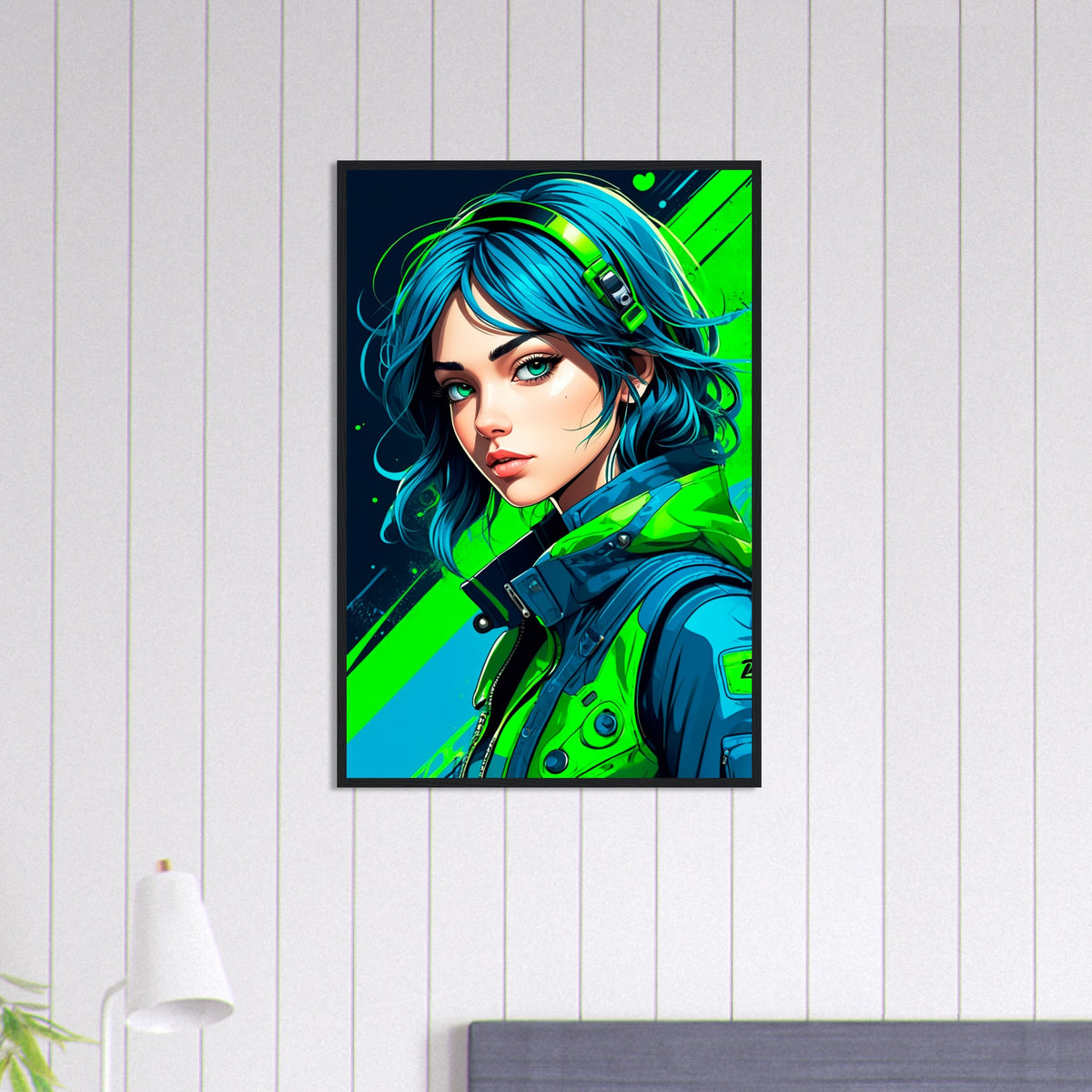 Neon Dreams - Vibrant Wall Decor - - Framed Posters