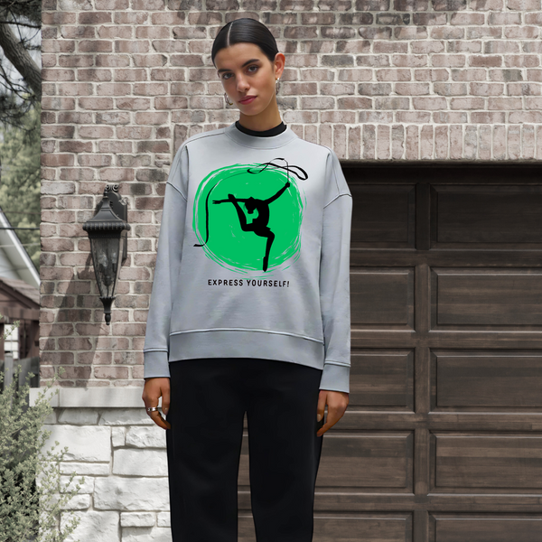 Vibrant Vibes - Oversized Sweatshirt for the Bold - - Sweatshirts