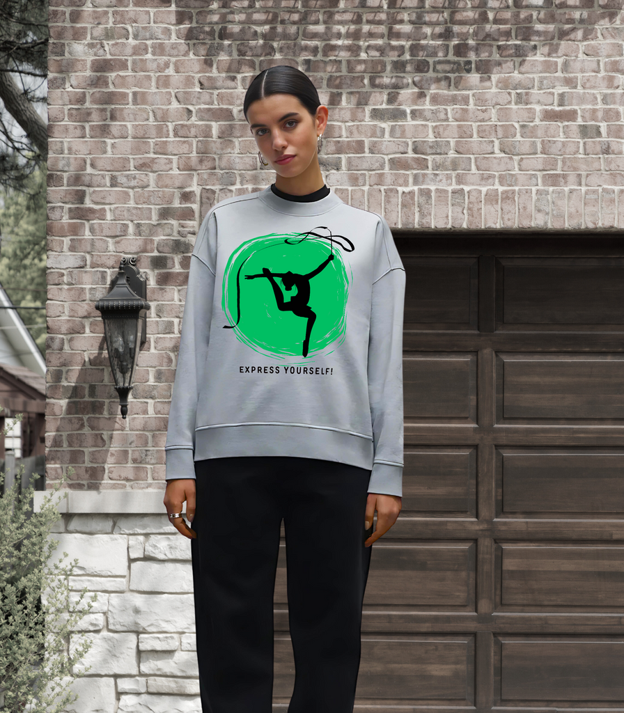 Vibrant Vibes - Oversized Sweatshirt for the Bold - - Sweatshirts