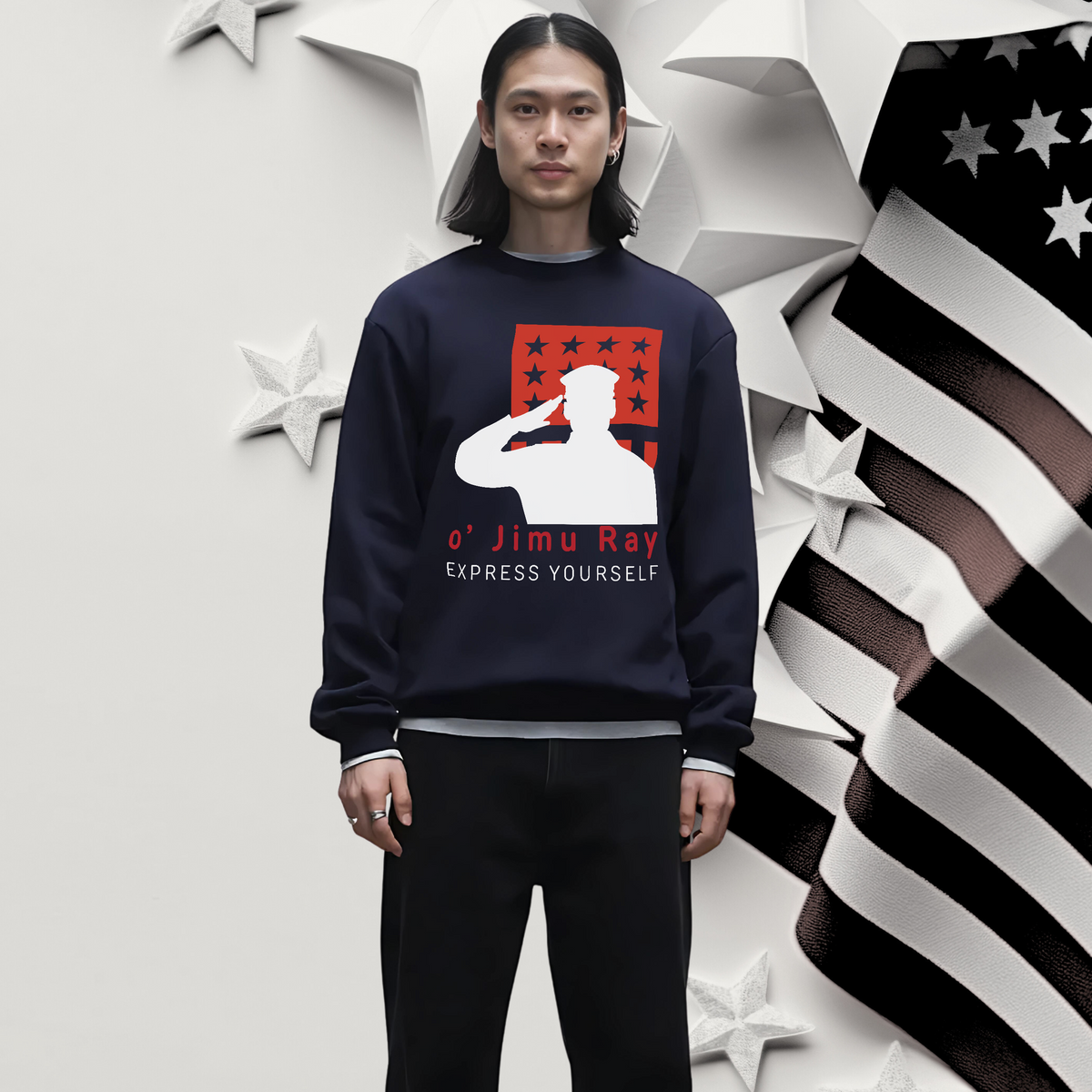 Bold Statements - Men’s 4th July Sweatshirt - - Sweatshirts