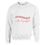 From Dream to Reality - The Entrepreneur's Journey - White - Sweatshirts